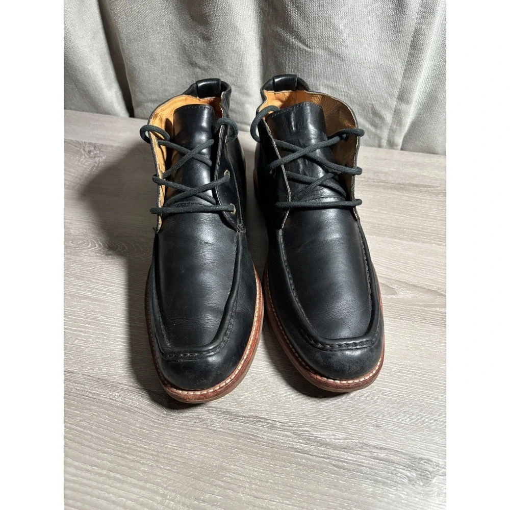 UGG Mens Leighton 9/10 Leather Moc Toe Chukka Boots Desert Shoes Heritage Work
